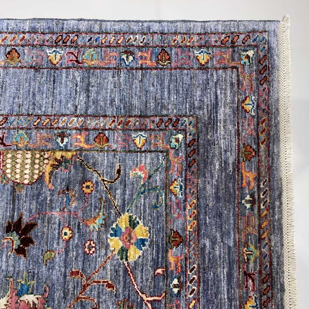 El Dokuma Afgan Sultani Yün Halı (175x250 cm) - Görsel 6