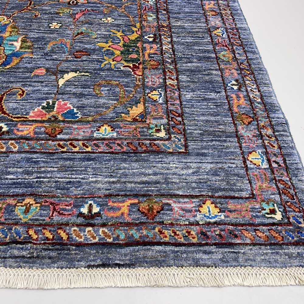 El Dokuma Afgan Sultani Yün Halı (175x250 cm) - Görsel 4