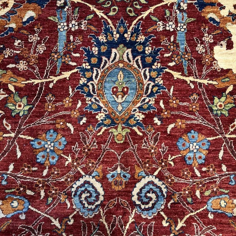 El Dokuma Kerman Özel Tasarım Yün Halı (280x370 cm) - Görsel 2