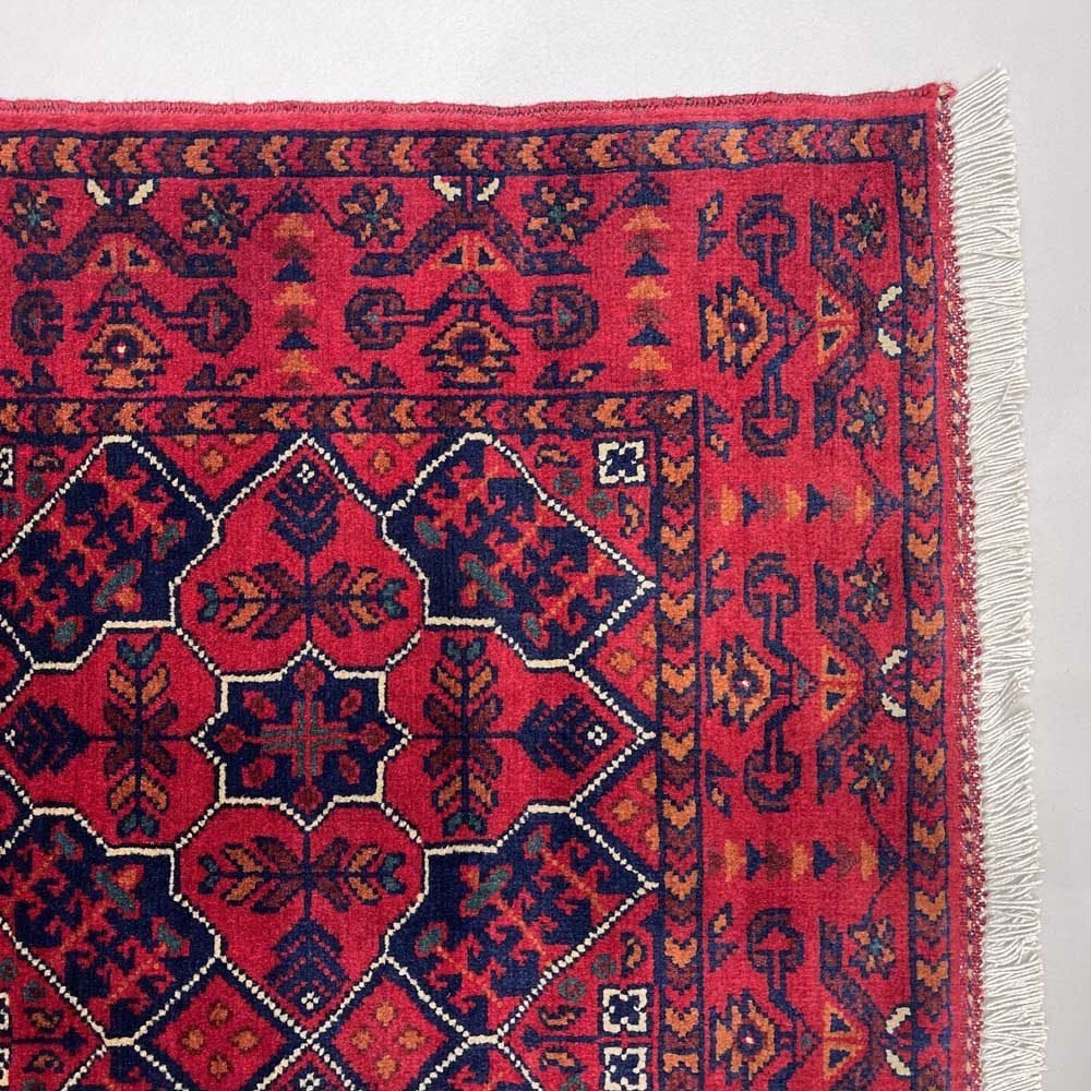El Dokuma Afgan Khal Muhammadi Yün Halı (80x120 cm) - Görsel 8