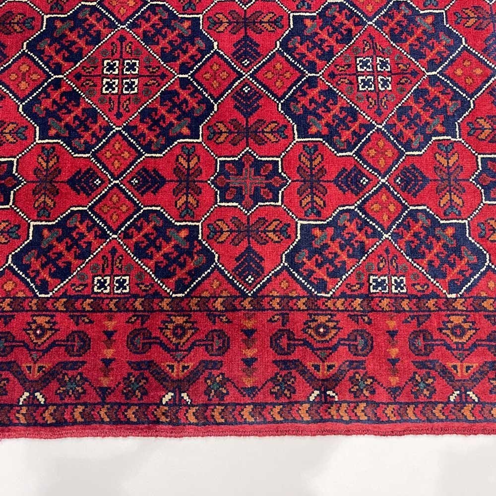 El Dokuma Afgan Khal Muhammadi Yün Halı (80x120 cm) - Görsel 7