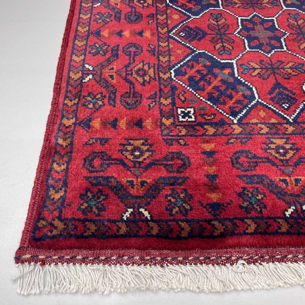 El Dokuma Afgan Khal Muhammadi Yün Halı (80x120 cm) - Görsel 2