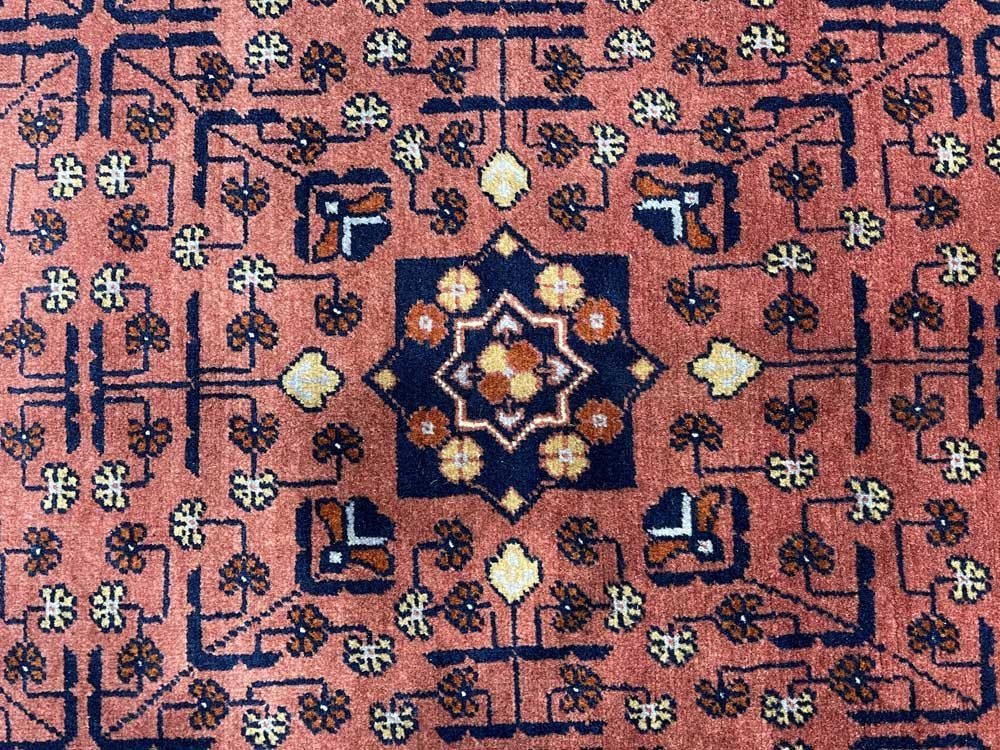 El Dokuma Afgan Khal Muhammadi Yün Halı (170x235 cm) - Görsel 3