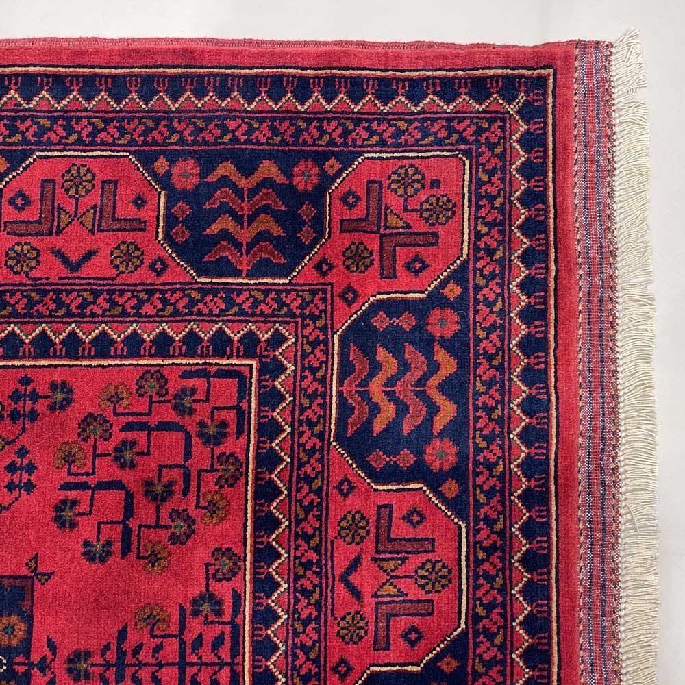El Dokuma Afgan Khal Muhammadi Yün Halı (150x200 cm) - Görsel 10