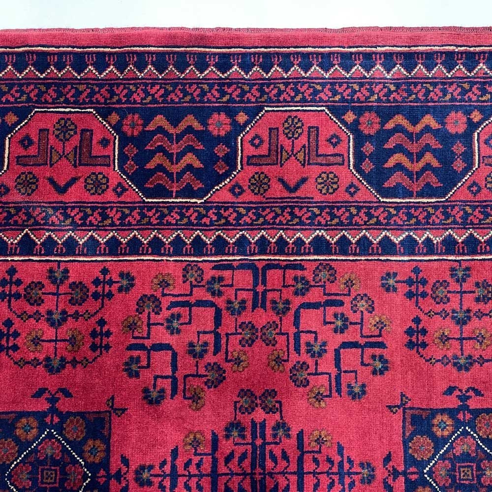 El Dokuma Afgan Khal Muhammadi Yün Halı (150x200 cm) - Görsel 5