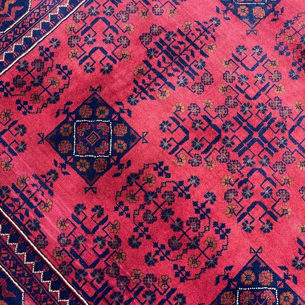 El Dokuma Afgan Khal Muhammadi Yün Halı (150x200 cm) - Görsel 4