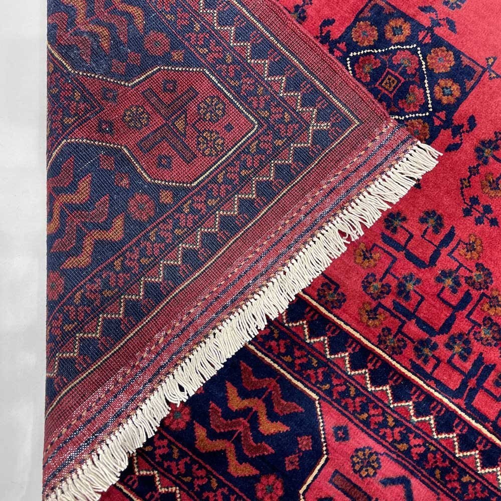 El Dokuma Afgan Khal Muhammadi Yün Halı (150x200 cm) - Görsel 6