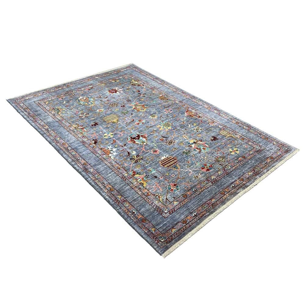 El Dokuma Afgan Sultani Yün Halı (175x250 cm) - Görsel 7