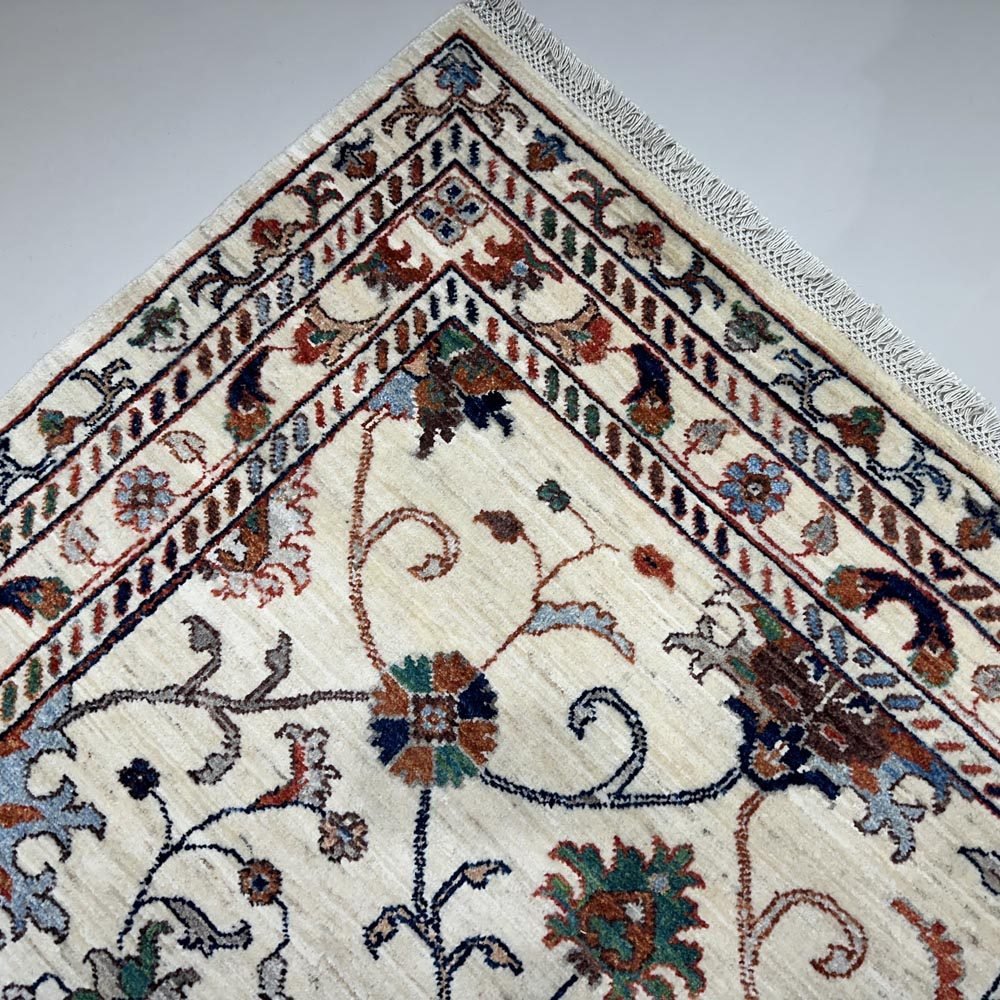El Dokuma Afgan Sultani Yün Halı (130x170 cm) - Görsel 7