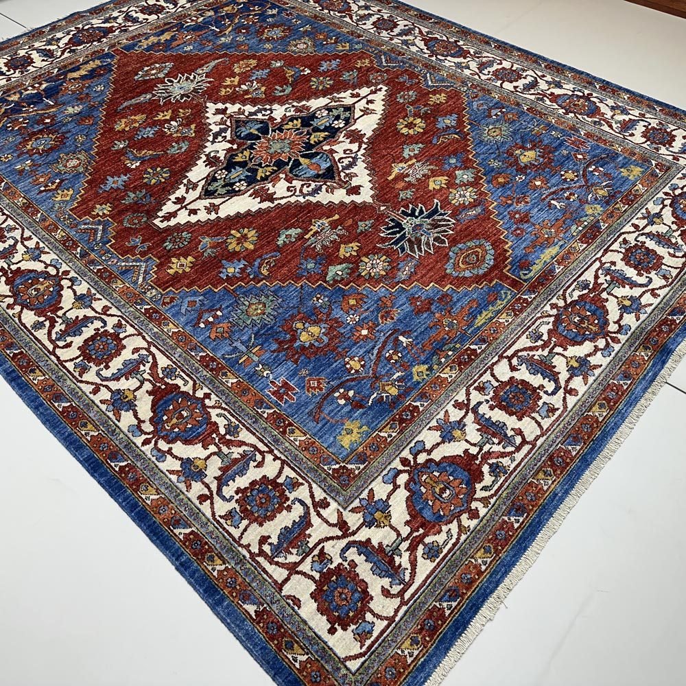 El Dokuma Sarapi İran Madalyon Yün Halı (240x300 cm) - Görsel 7