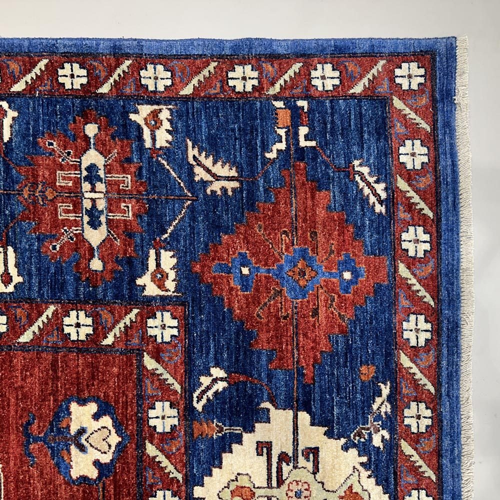 El Dokuma Sarapi Madalyon Yün Halı (280x370 cm) - Görsel 8