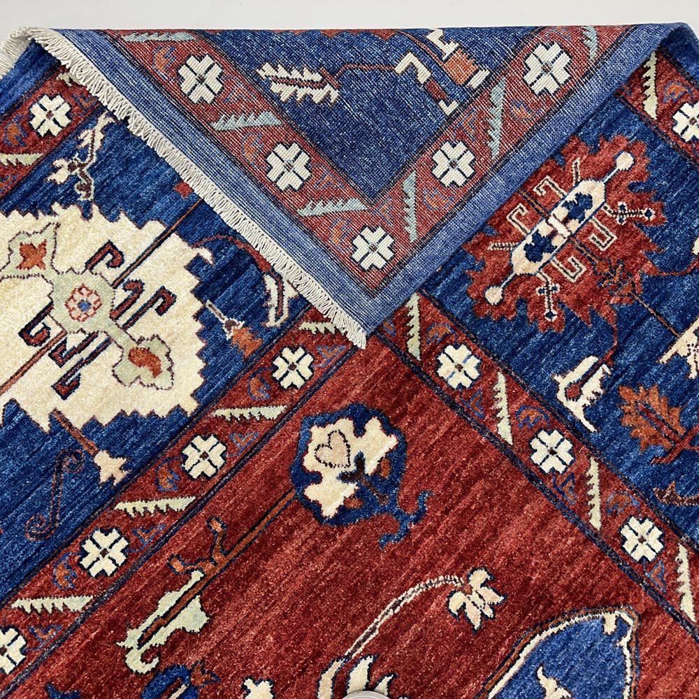 El Dokuma Sarapi Madalyon Yün Halı (280x370 cm) - Görsel 5