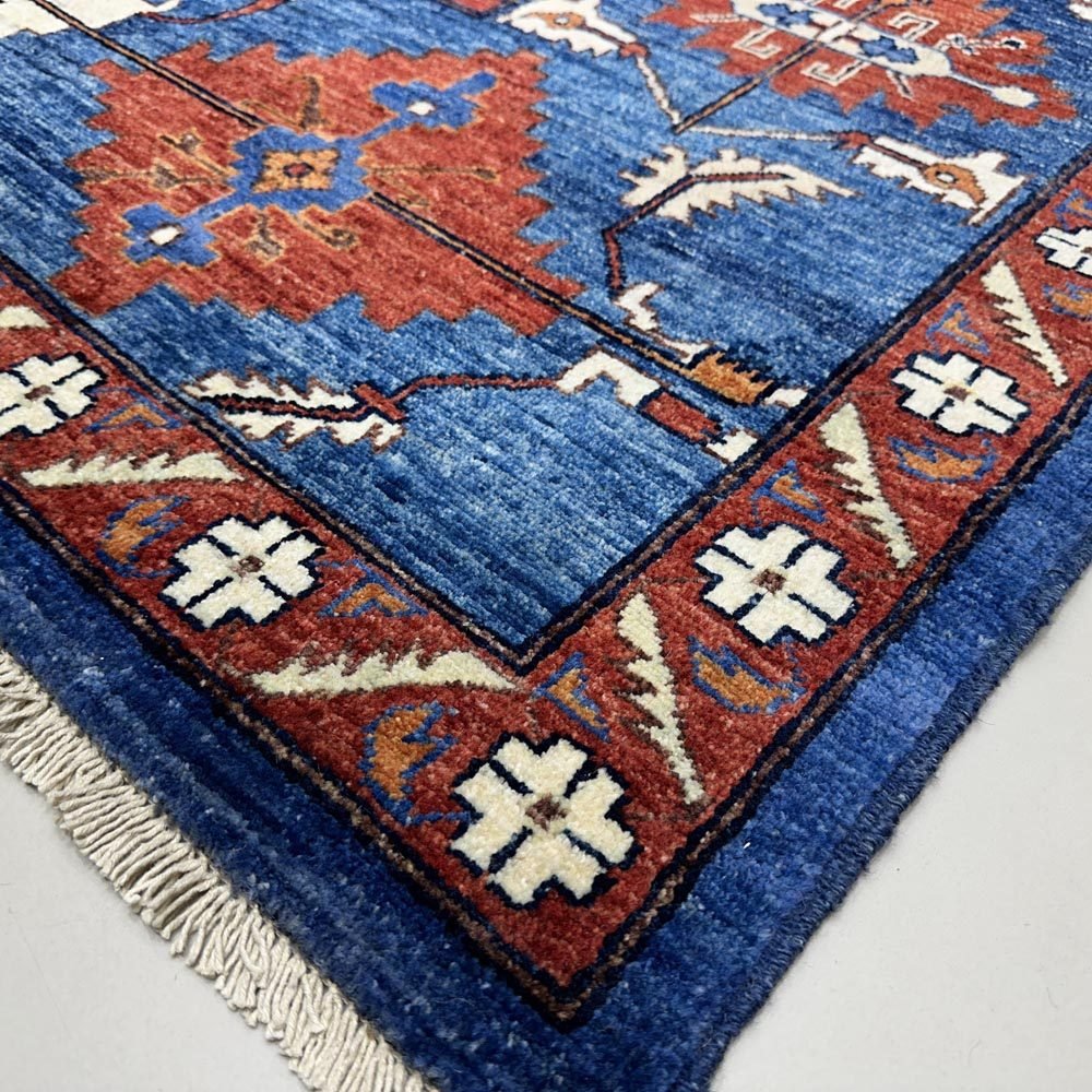 El Dokuma Sarapi Madalyon Yün Halı (280x370 cm) - Görsel 2