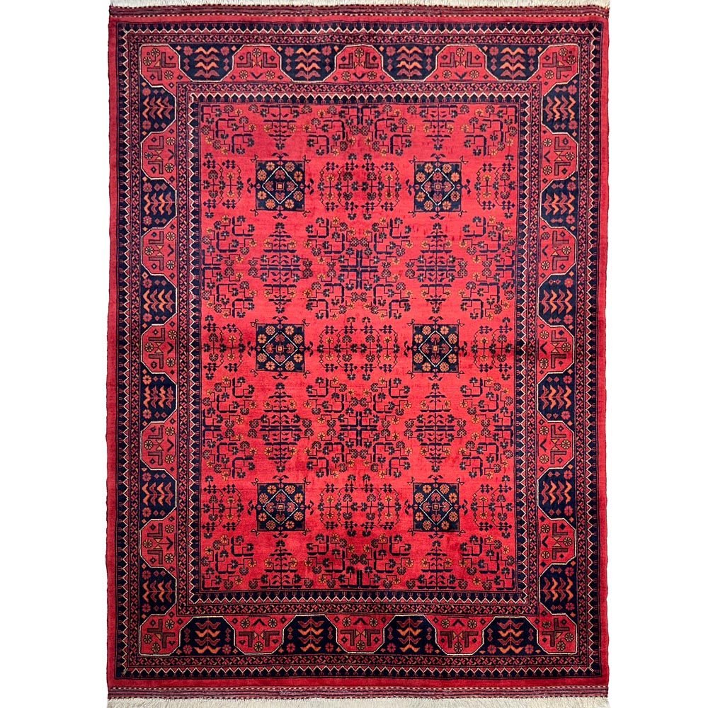 El Dokuma Afgan Khal Muhammadi Yün Halı (155x200 cm)
