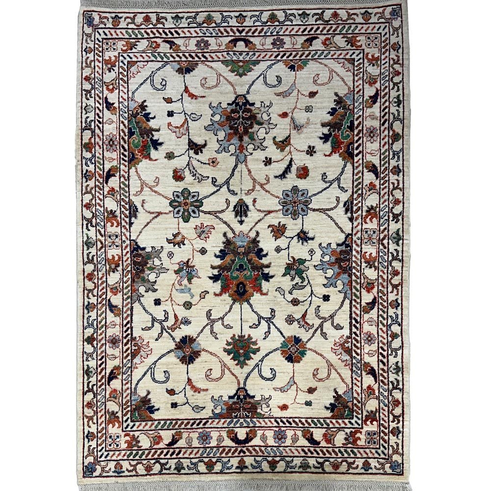 El Dokuma Afgan Sultani Yün Halı (130x170 cm)