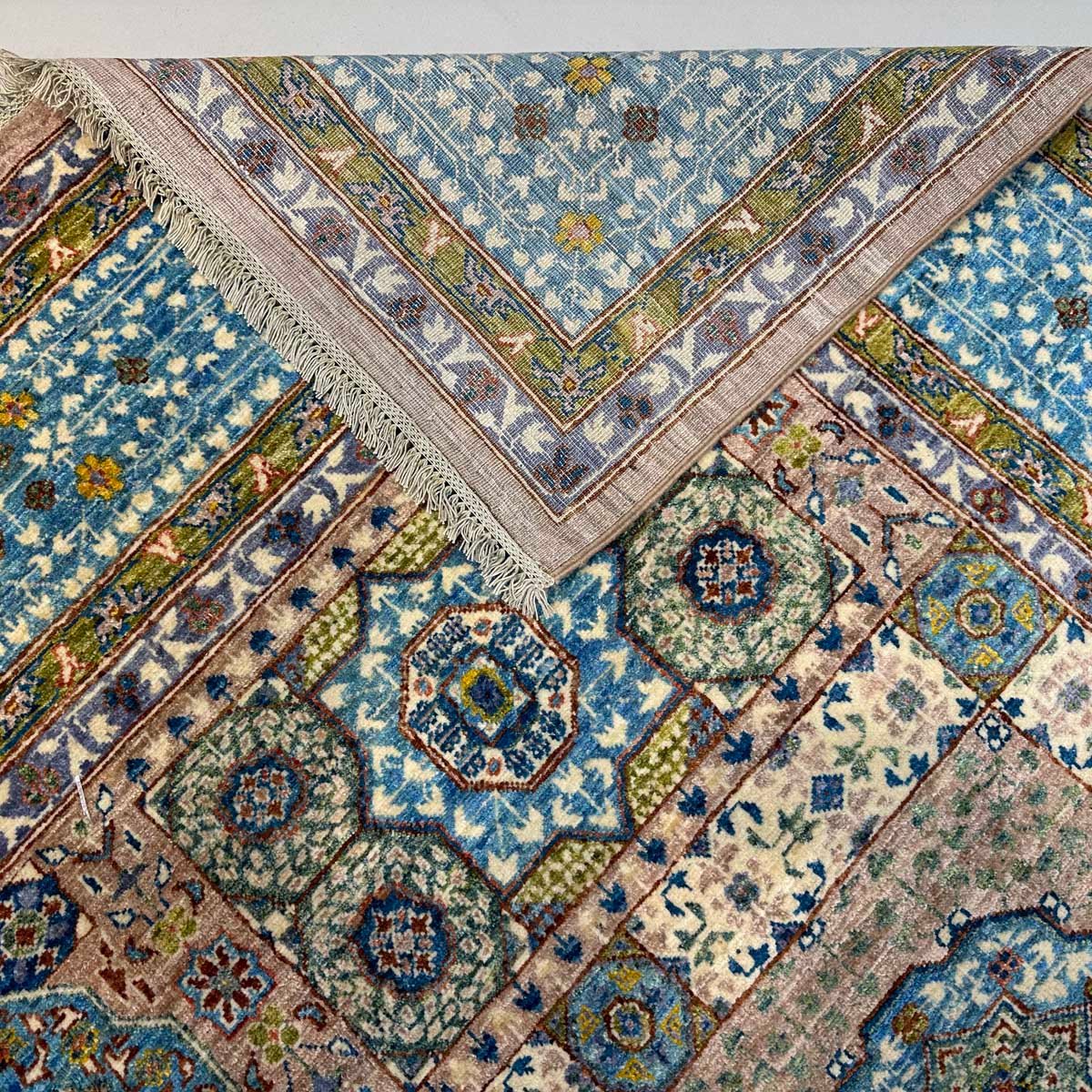 El Dokuma İnce Dokuma Memlük Yün Halı (245x315 cm) - Görsel 4