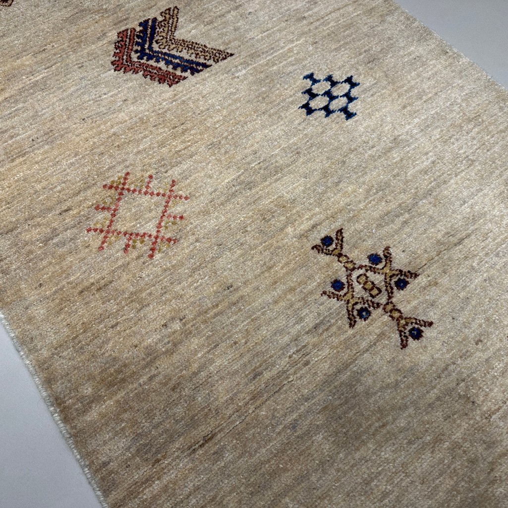 El Dokuma Modern Yün Yolluk Halı (80x290 cm) - Görsel 5