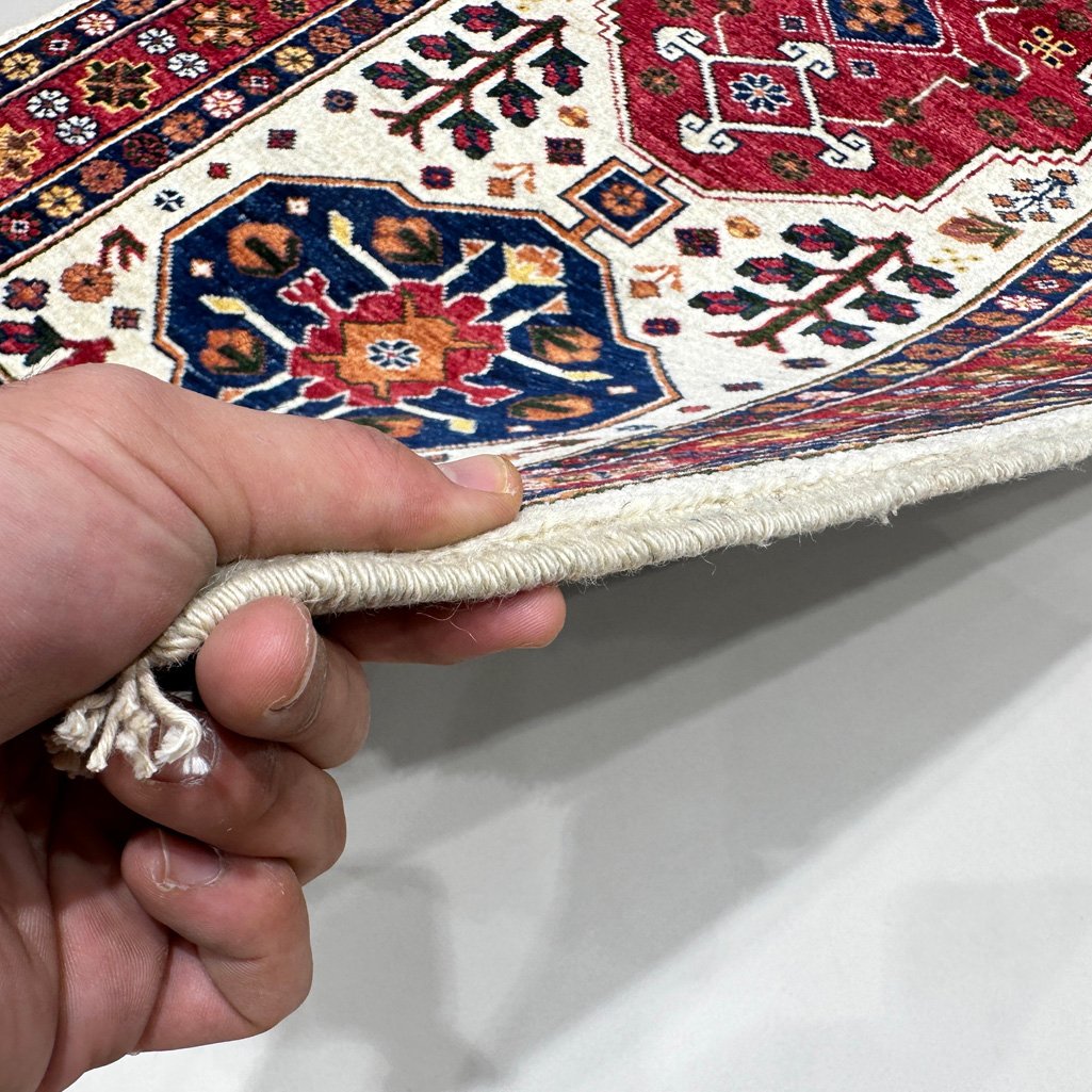 El Dokuma Afgan Kabile Yün Yolluk Halı (90x390 cm) - Görsel 10