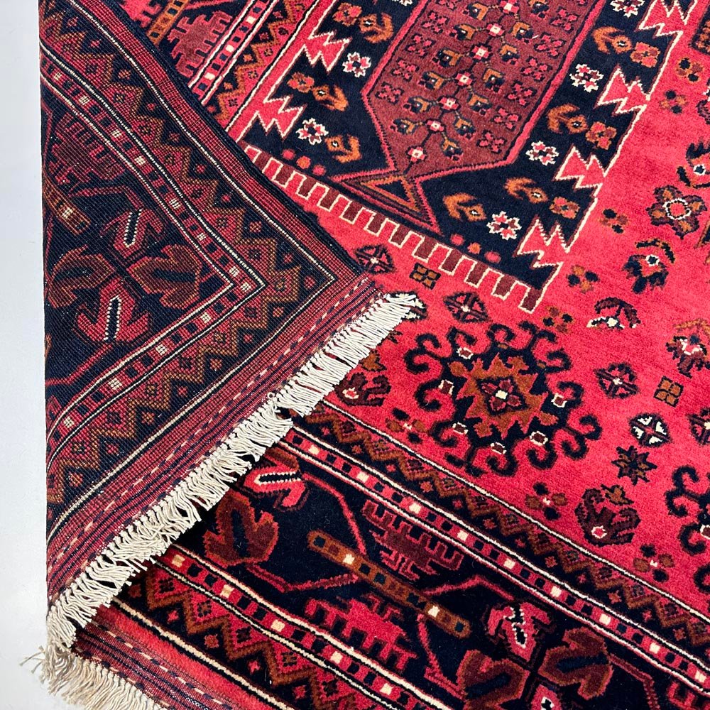 El Dokuma Afgan Veziri Yün Halı (170x230 cm) - Görsel 5