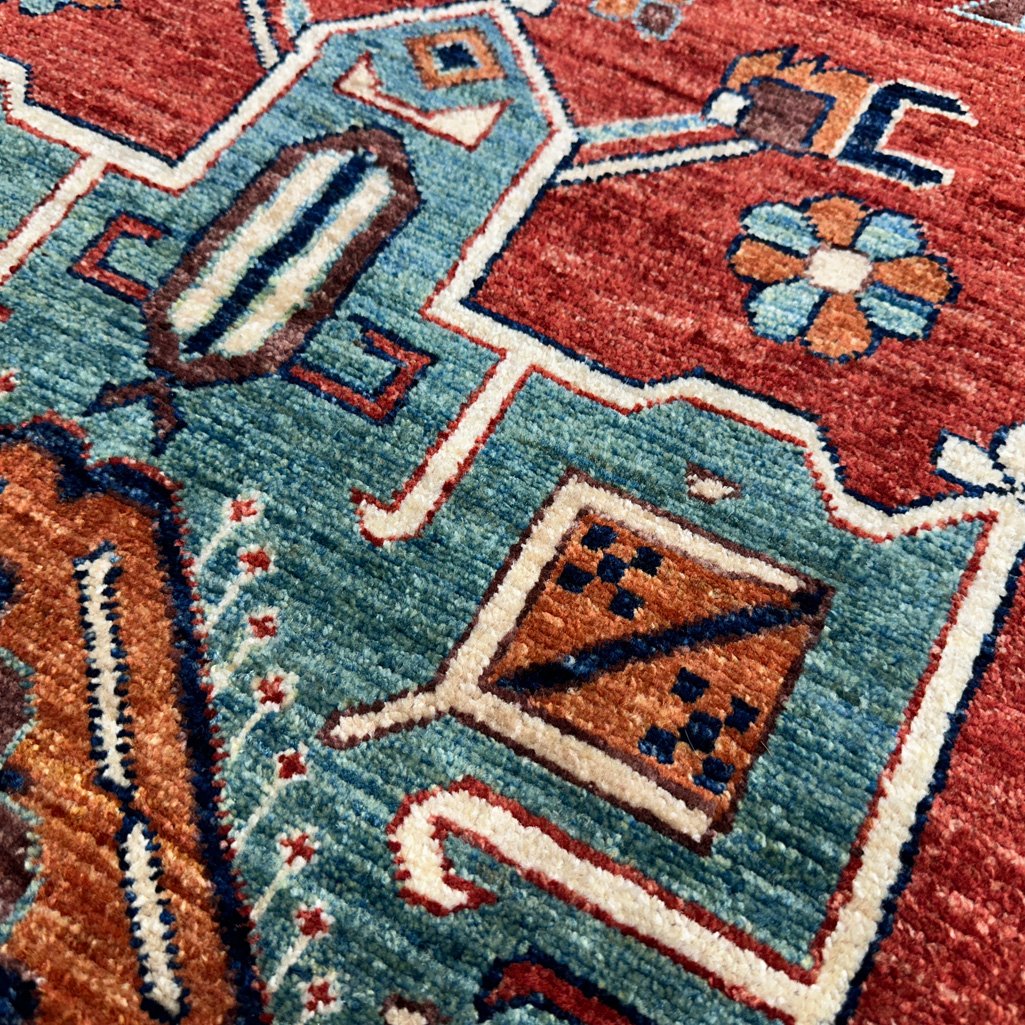 El Dokuma Afgan Kabile Yün Halı (270x370 cm) - Görsel 2