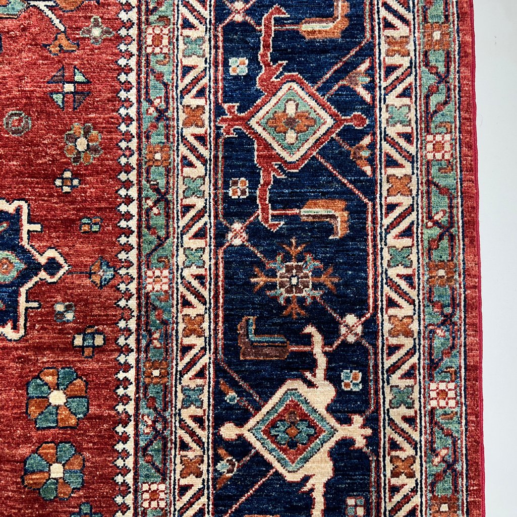 El Dokuma Afgan Kabile Yün Halı (270x370 cm) - Görsel 5