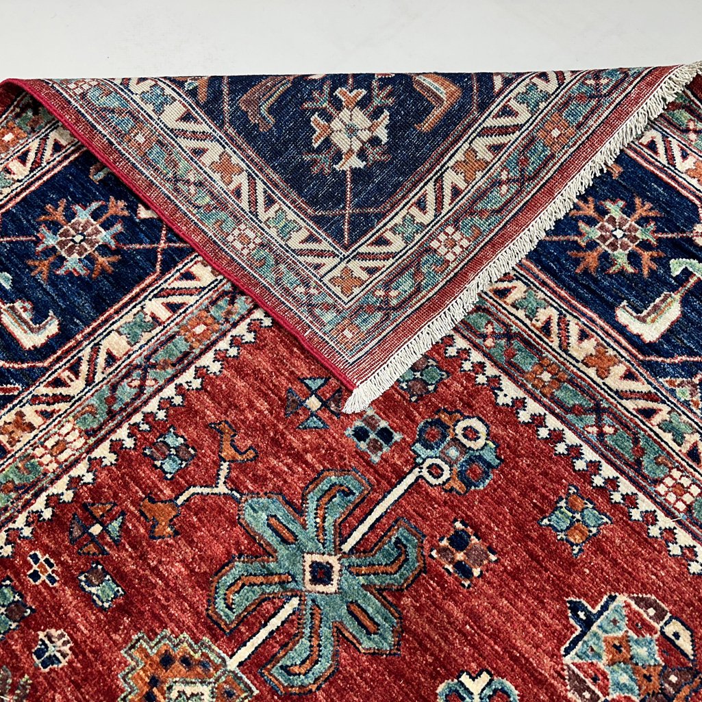 El Dokuma Afgan Kabile Yün Halı (270x370 cm) - Görsel 8