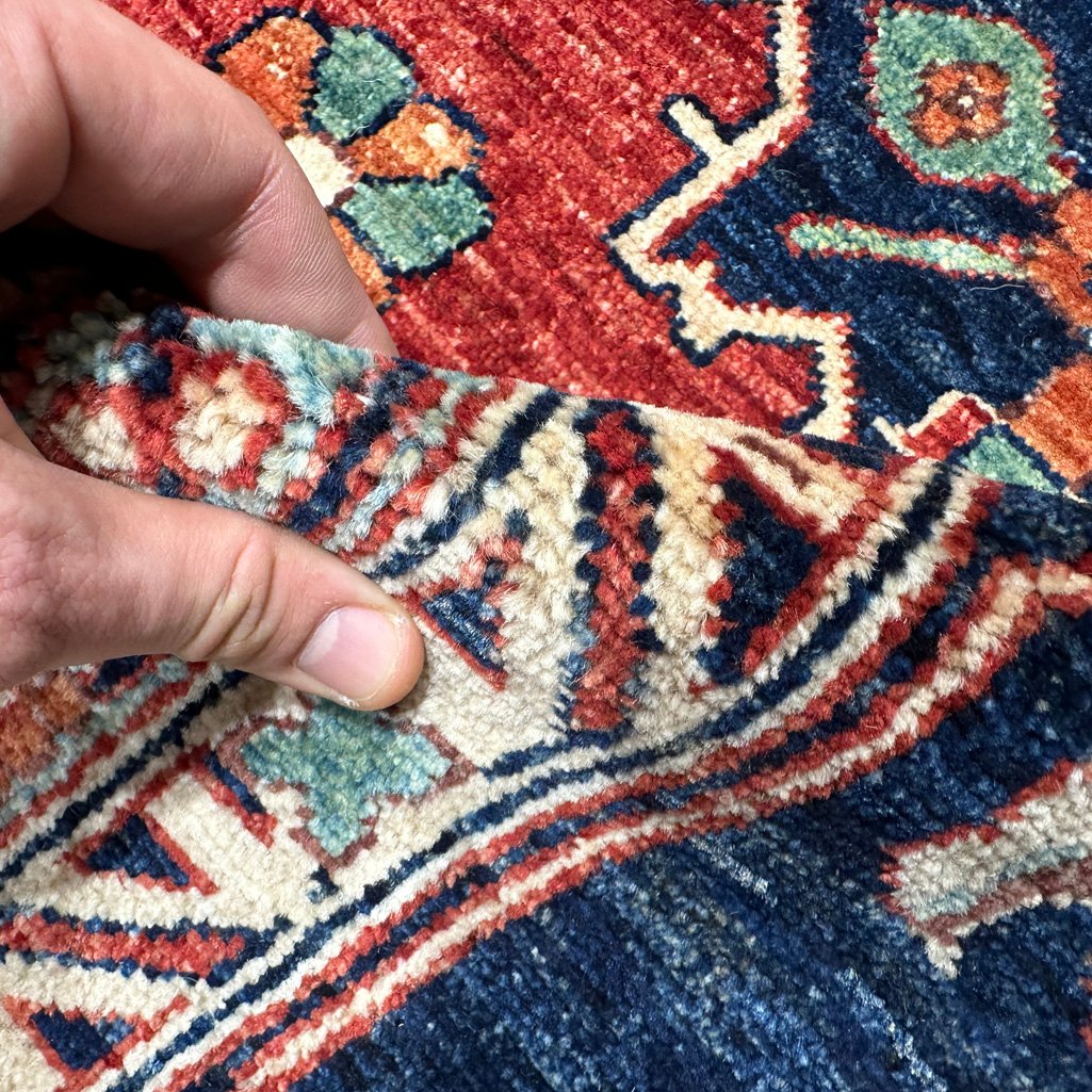 El Dokuma Afgan Kabile Yün Halı (270x370 cm) - Görsel 4