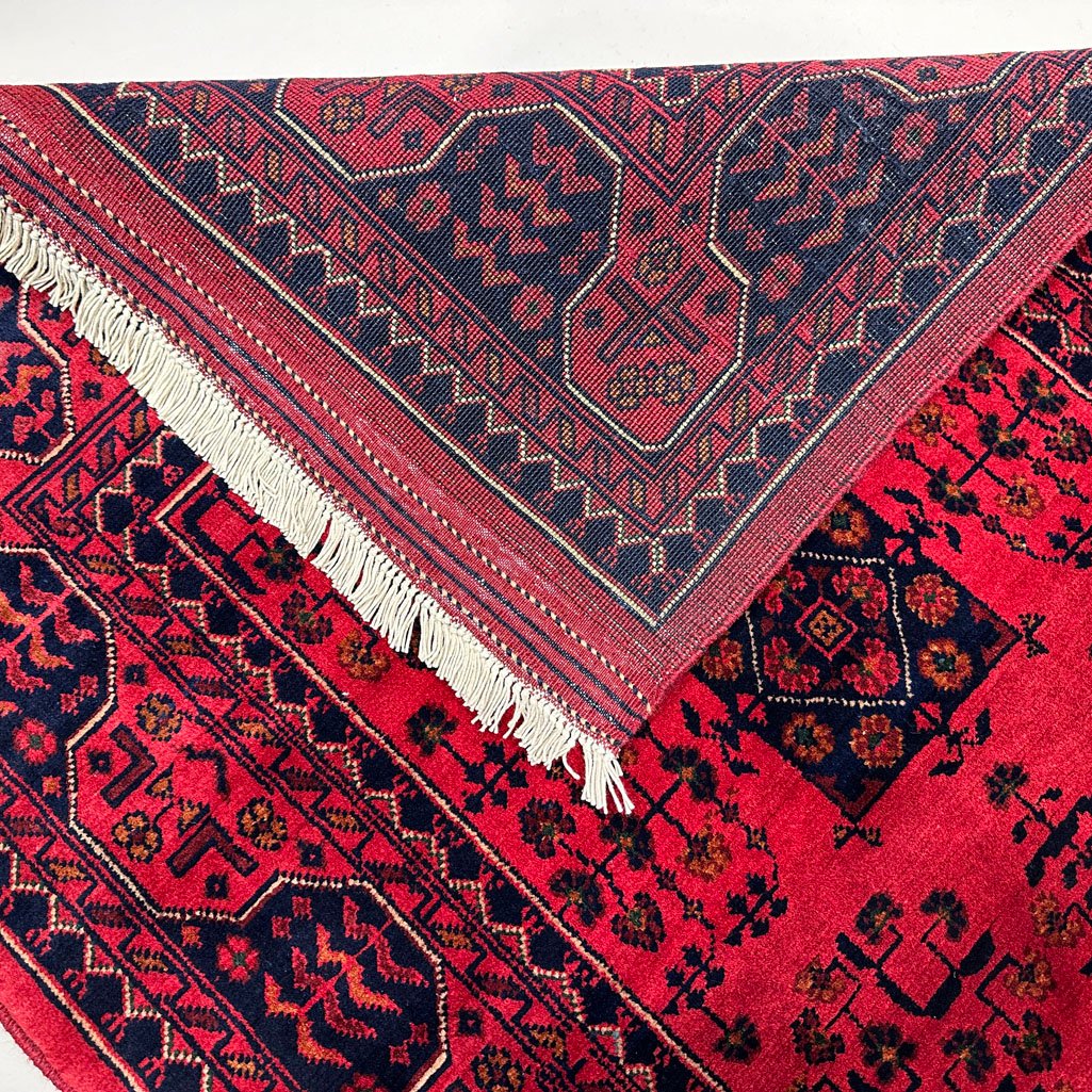 El Dokuma Afgan Khal Mohammadi Yün Halı (80x160 cm) - Görsel 6