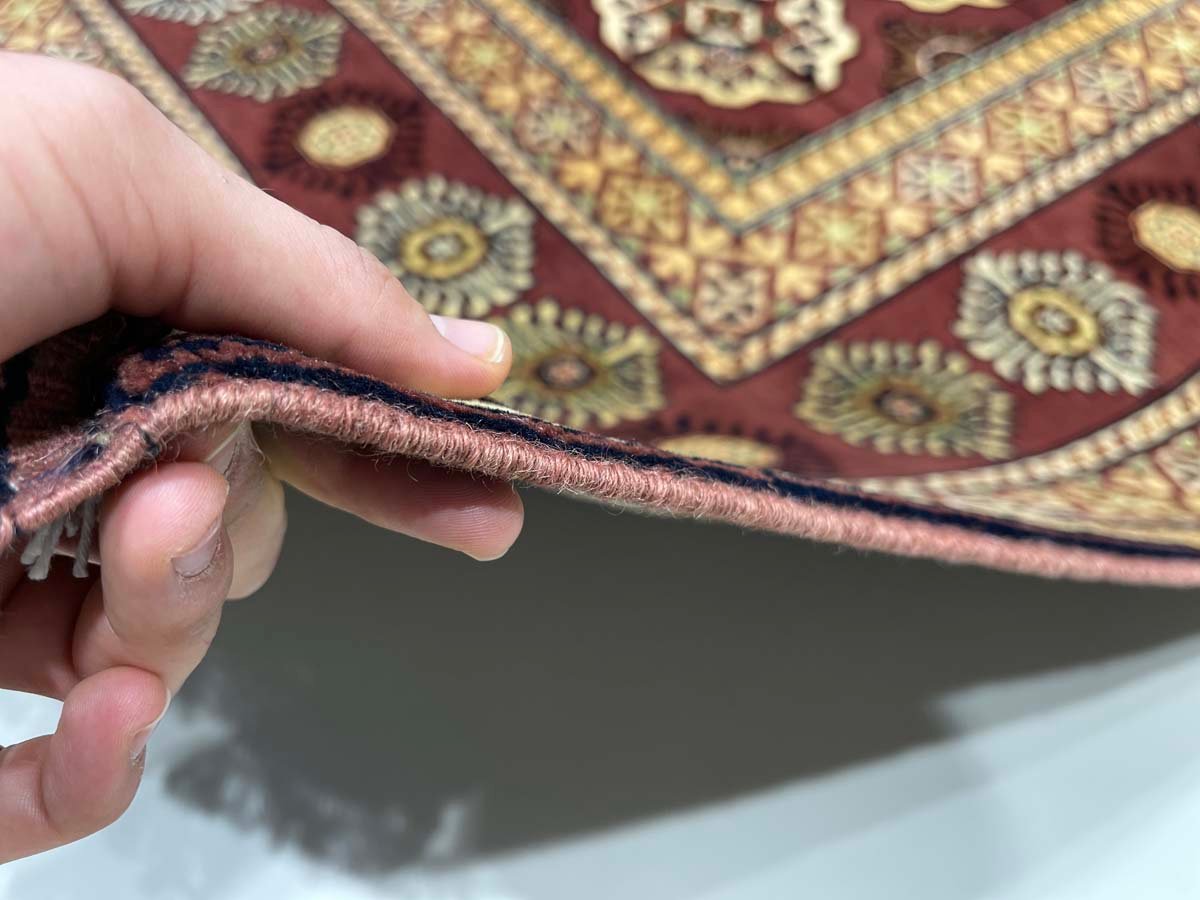 El Dokuma Afgan Bilicik İnce Dokuma Yün Halı (200x300 cm) - Görsel 9
