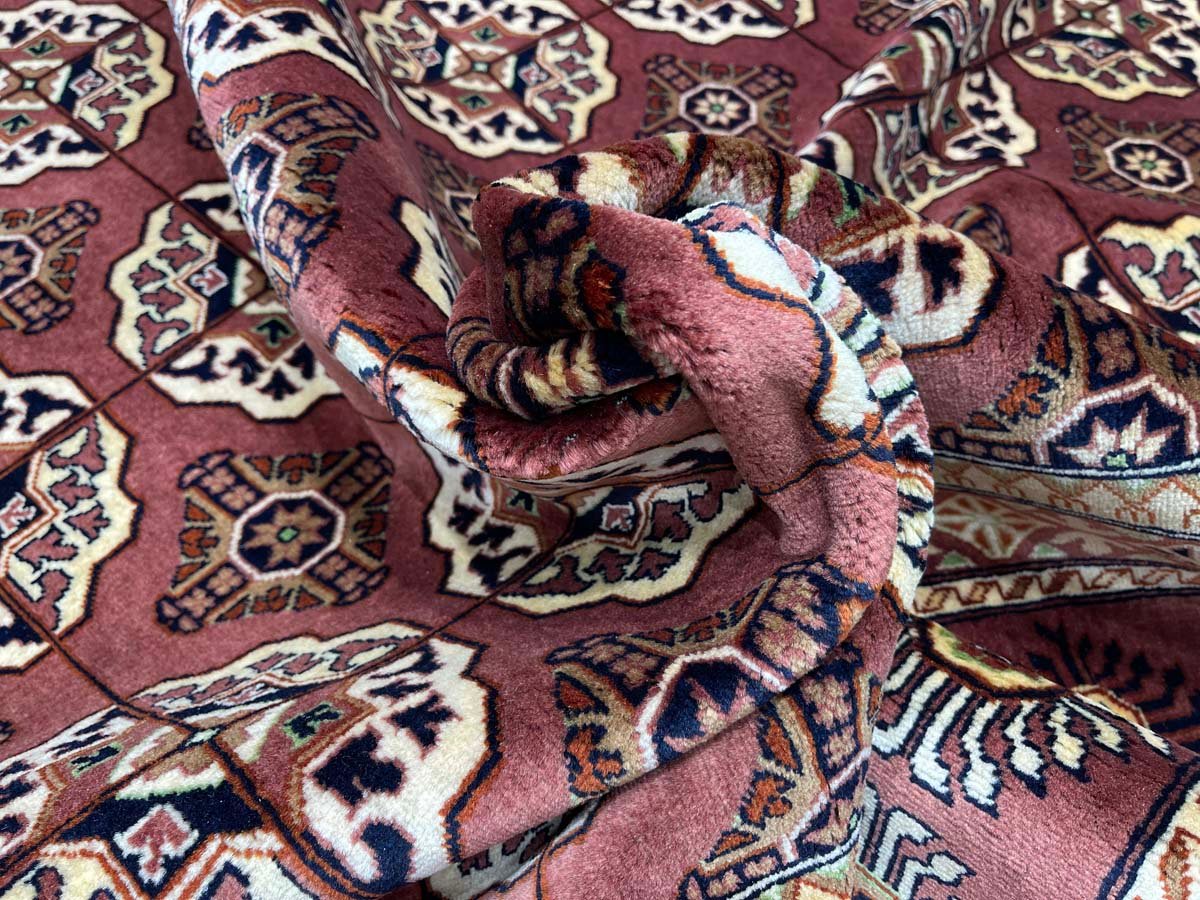 El Dokuma Afgan Bilicik İnce Dokuma Yün Halı (200x300 cm) - Görsel 4