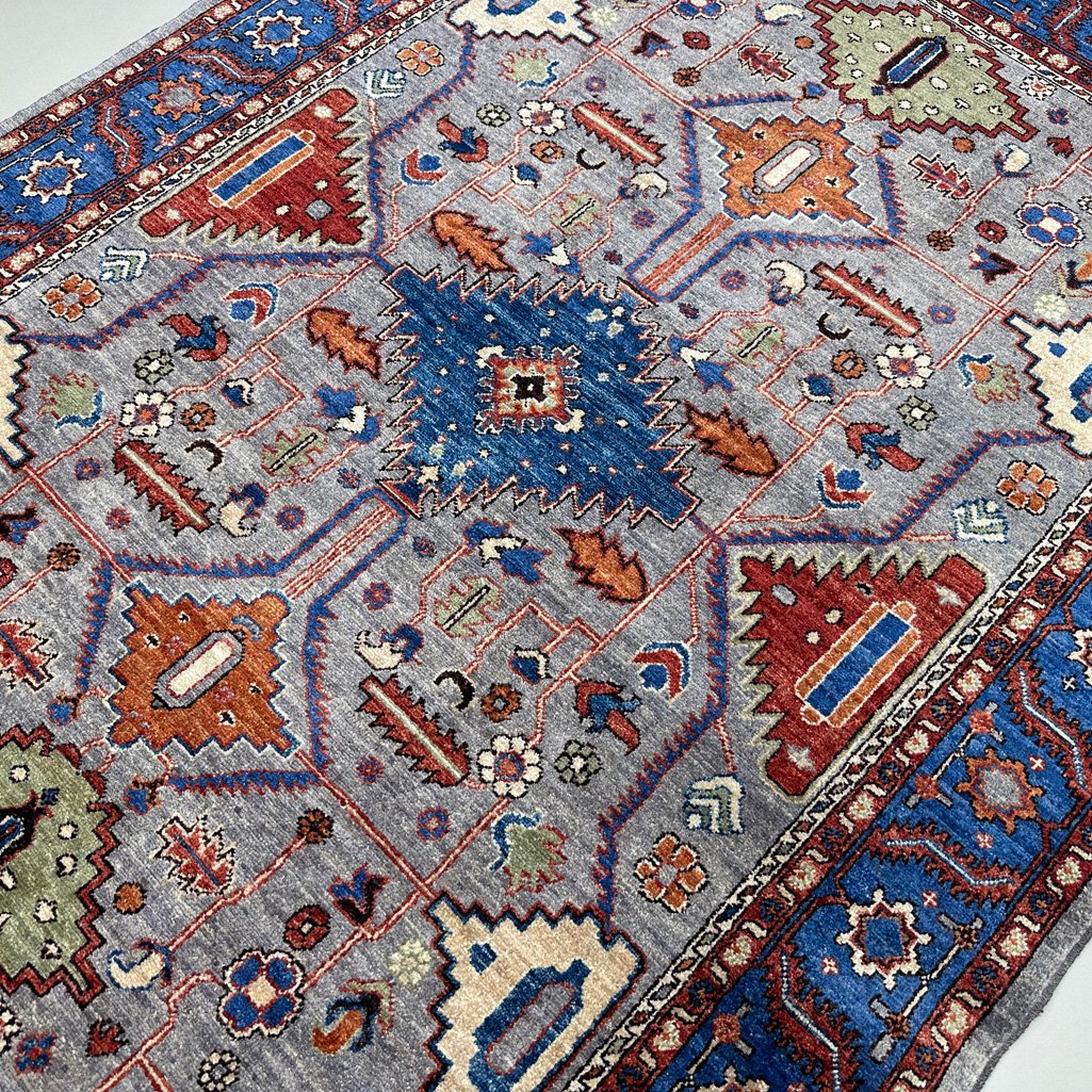 El Dokuma Uşak Natural Yün Halı (160x220 cm) - Görsel 5