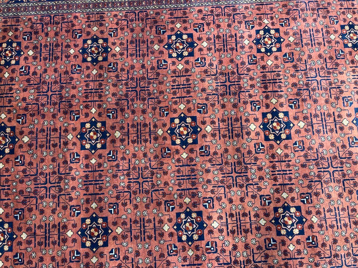 El Dokuma Afgan Khal Mohammadi Yün Halı (200x290 cm) - Görsel 7