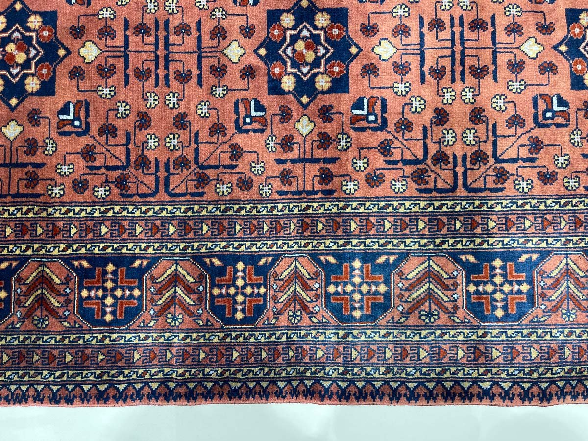 El Dokuma Afgan Khal Mohammadi Yün Halı (200x290 cm) - Görsel 9