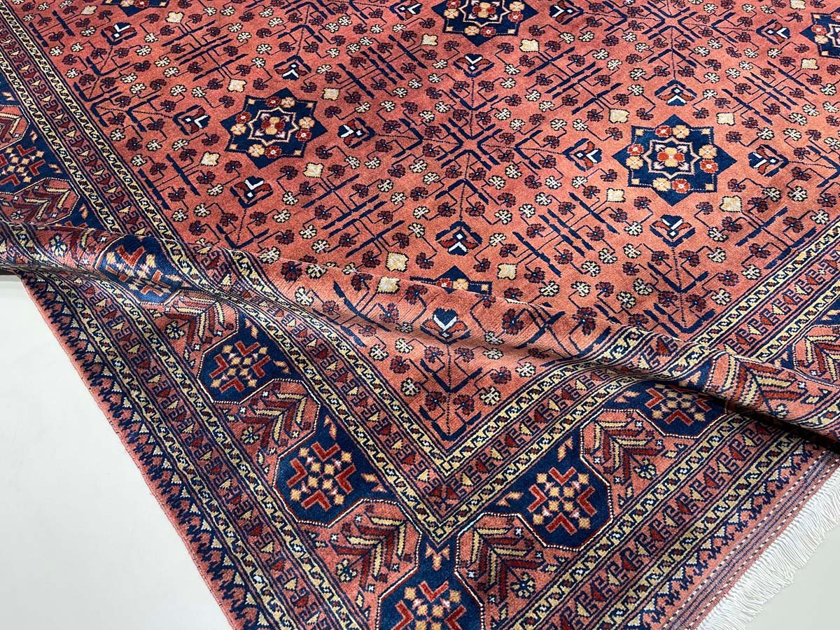 El Dokuma Afgan Khal Mohammadi Yün Halı (200x290 cm) - Görsel 4