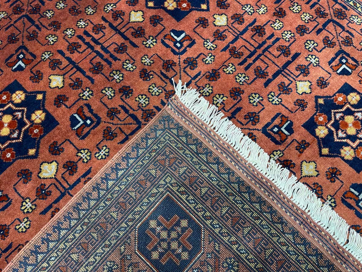 El Dokuma Afgan Khal Mohammadi Yün Halı (200x290 cm) - Görsel 5