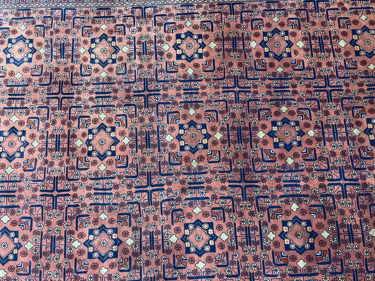 El Dokuma Afgan Khal Mohammadi Yün Halı (200x290 cm) - Görsel 8