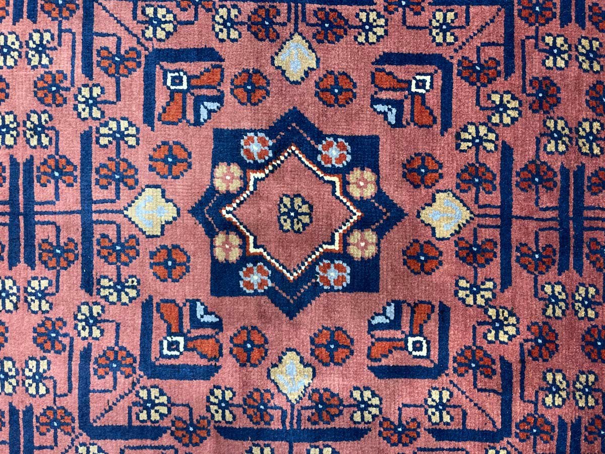 El Dokuma Afgan Khal Mohammadi Yün Halı (200x290 cm) - Görsel 4
