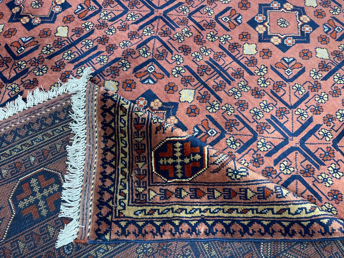 El Dokuma Afgan Khal Mohammadi Yün Halı (200x290 cm) - Görsel 6