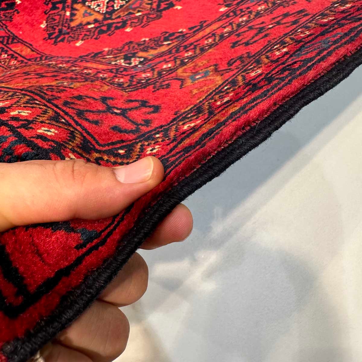 El Dokuma Afgan Khal Muhammadi Yün Halı (120x180 cm) - Görsel 9