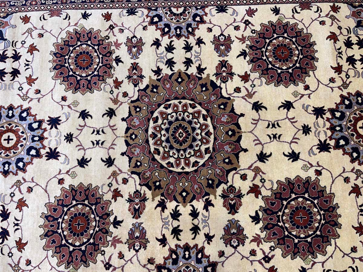 El Dokuma Afgan Bilicik İnce Dokuma Yün Halı (200x300 cm) - Görsel 6