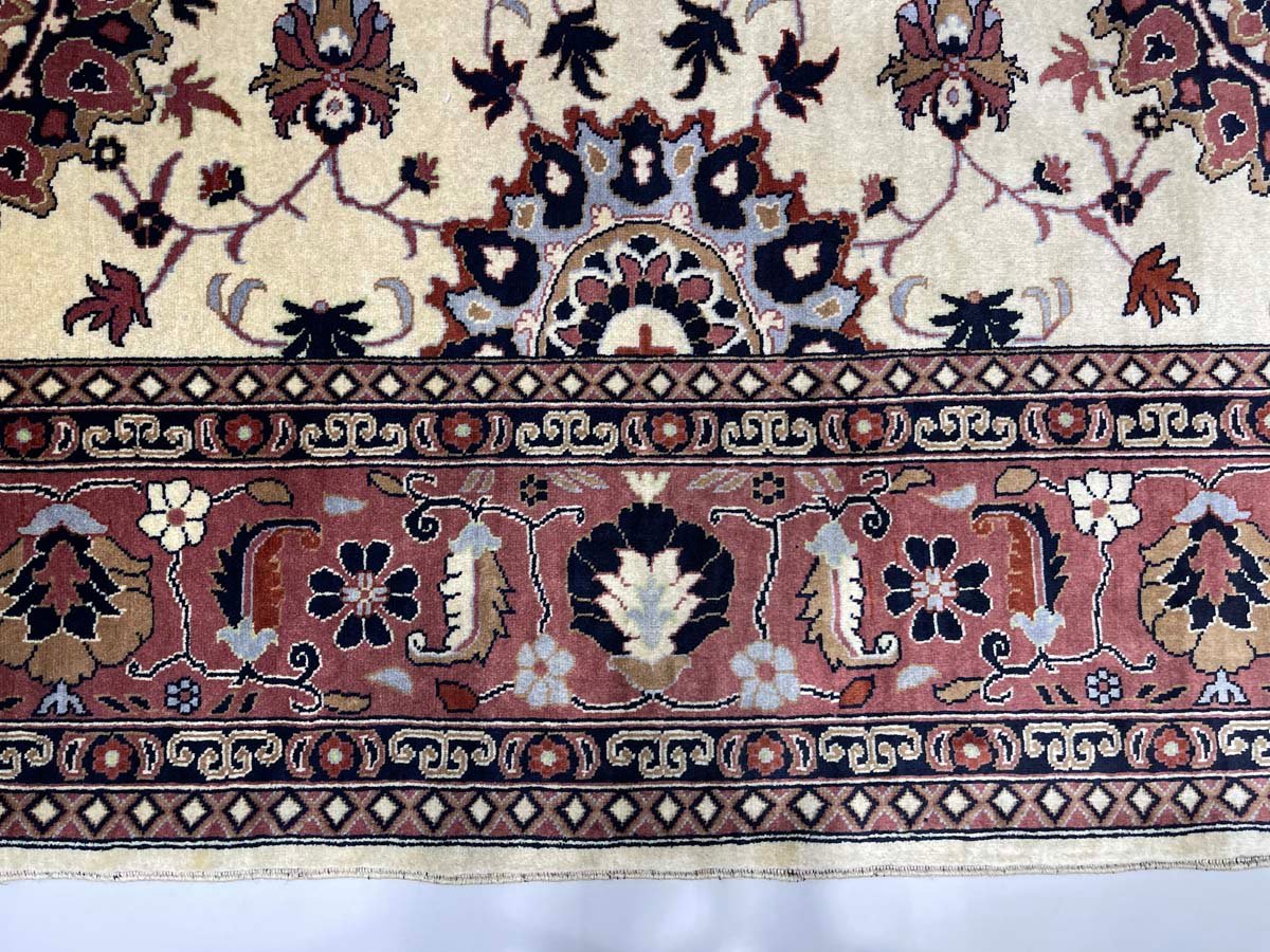 El Dokuma Afgan Bilicik İnce Dokuma Yün Halı (200x300 cm) - Görsel 3
