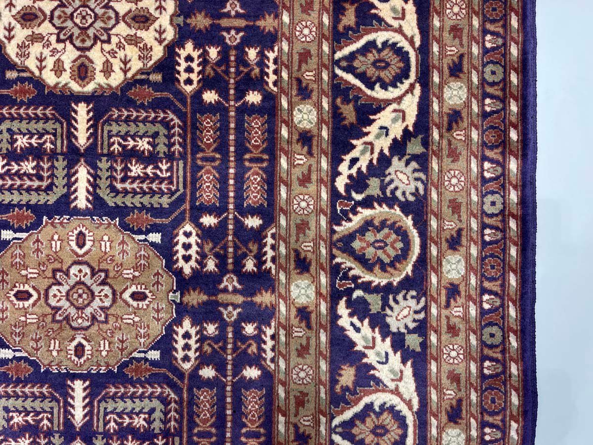 El Dokuma Afgan Bilicik İnce Dokuma Yün Halı (200x300 cm) - Görsel 8