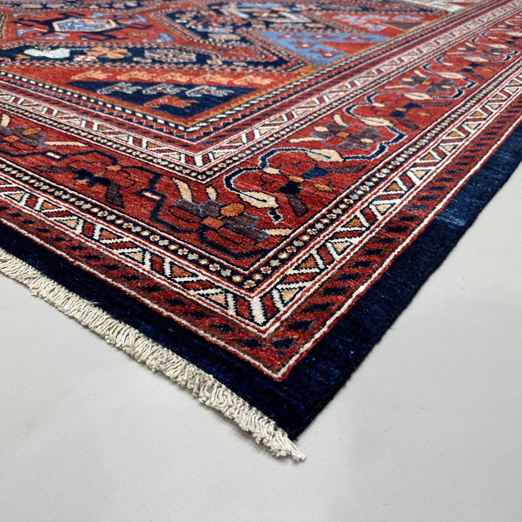 El Dokuma Bohem Afgan Kabile Yün Halı (255x300 cm) - Görsel 10