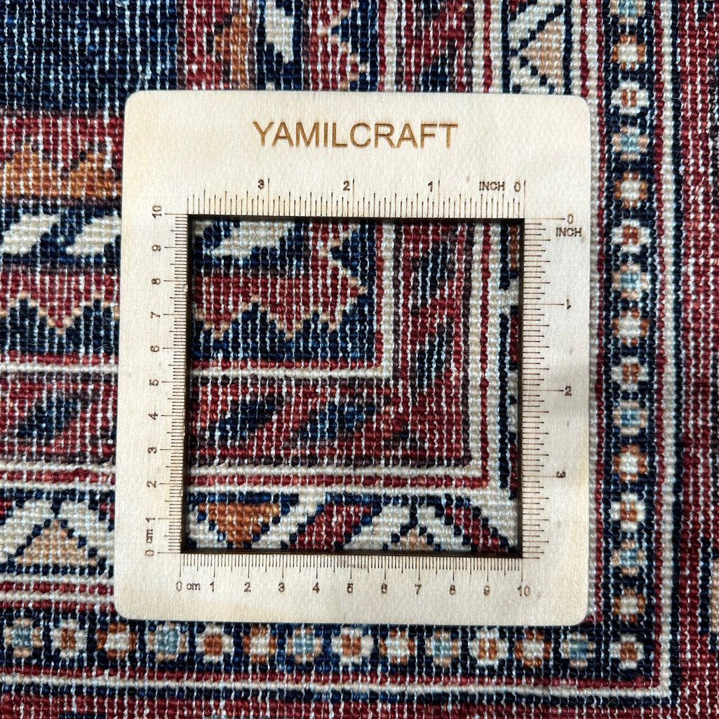 El Dokuma Bohem Afgan Kabile Yün Halı (255x300 cm) - Görsel 6
