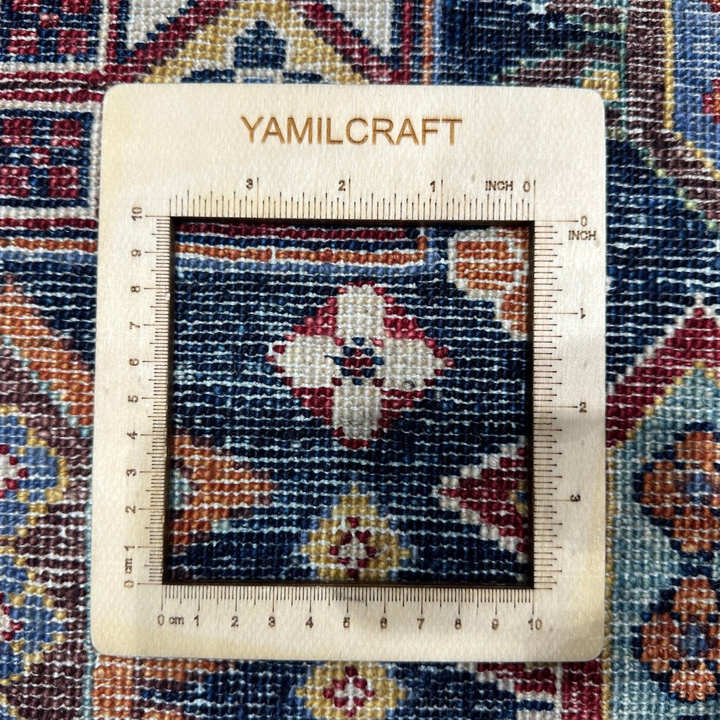 El Dokuma Kırmızı İran Kaşkai Yün Halı (270x360 cm) - Görsel 5