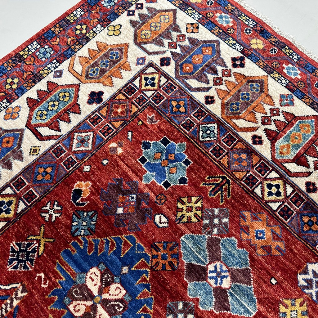 El Dokuma İran Kaşkai Yün Halı (260x340 cm) - Görsel 4