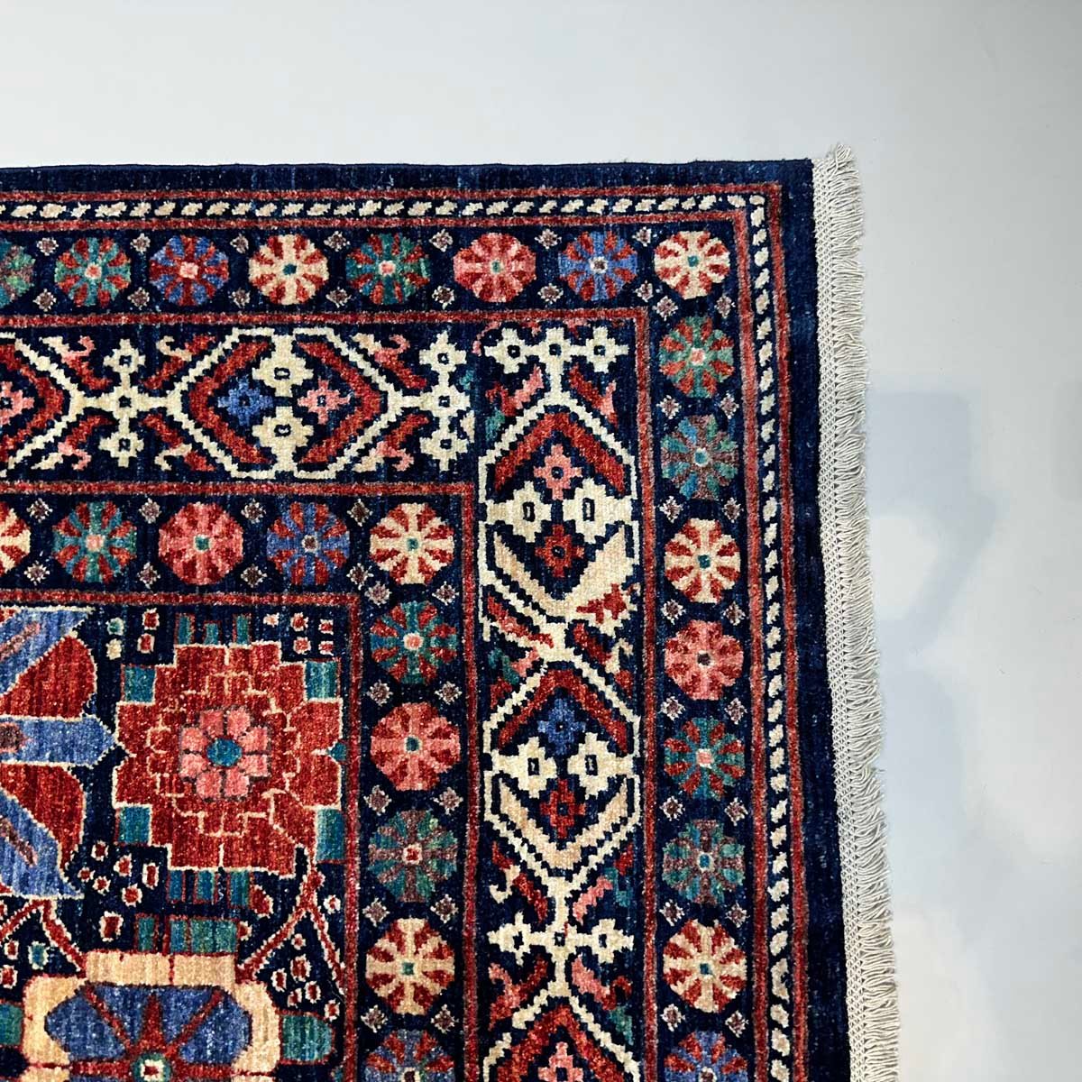 El Dokuma Afgan Kabile Yün Halı (245x300 cm) - Görsel 9