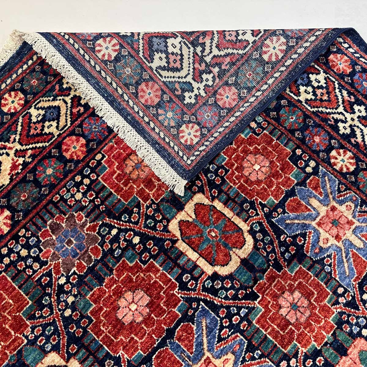 El Dokuma Afgan Kabile Yün Halı (245x300 cm) - Görsel 6