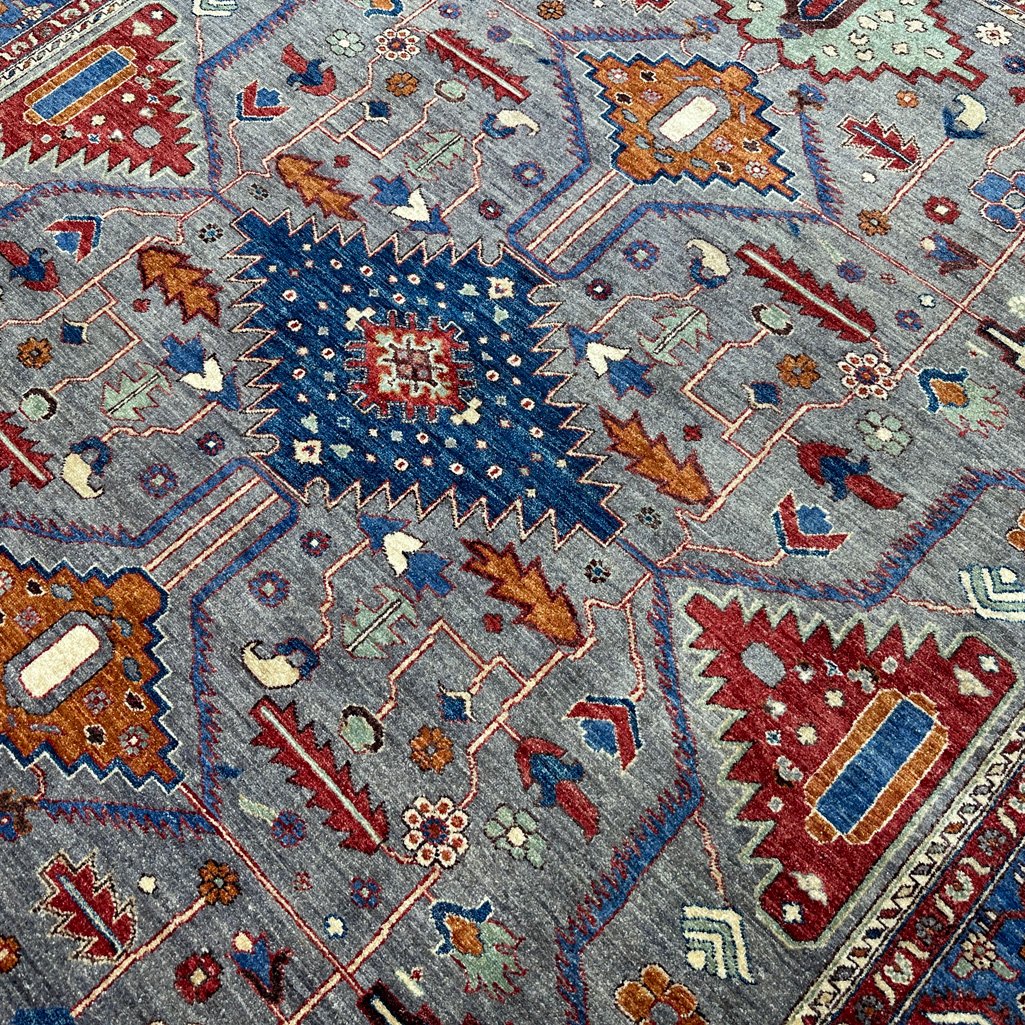 El Dokuma Uşak Natural Yün Halı (250x300 cm) - Görsel 5
