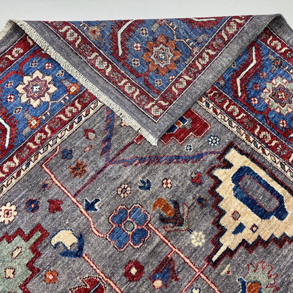 El Dokuma Uşak Natural Yün Halı (250x300 cm) - Görsel 6